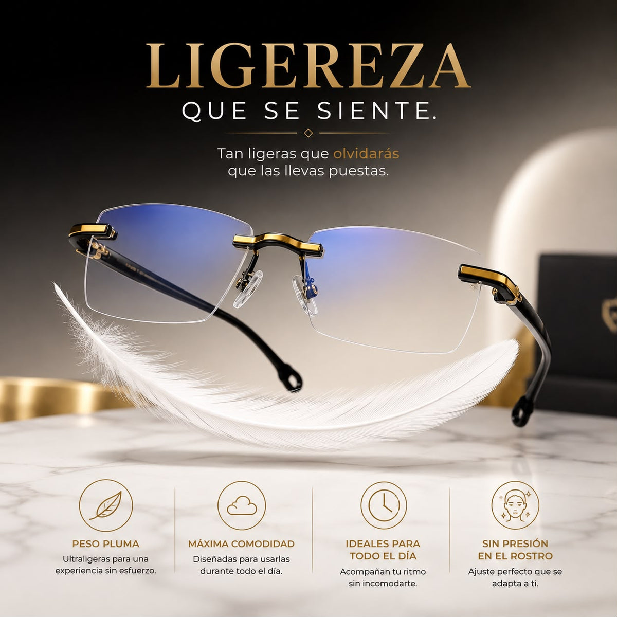 Gafa Tr90 De Aumento Vidrio