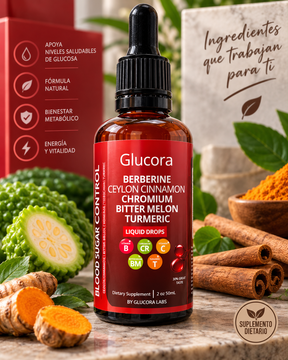 Suplemento Berberine -apoyo Al Bienestar
